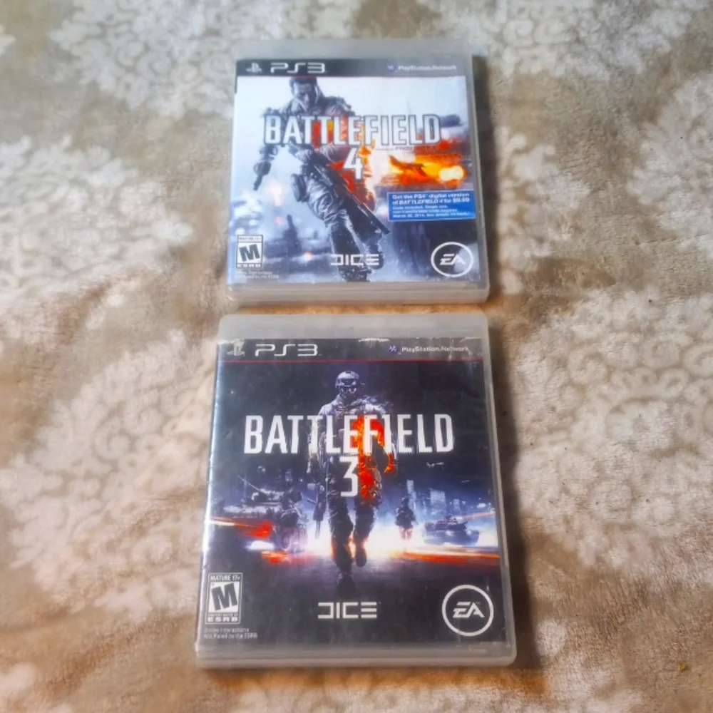 Lot 32 -2 PS3 Games battlefield 3 & 4